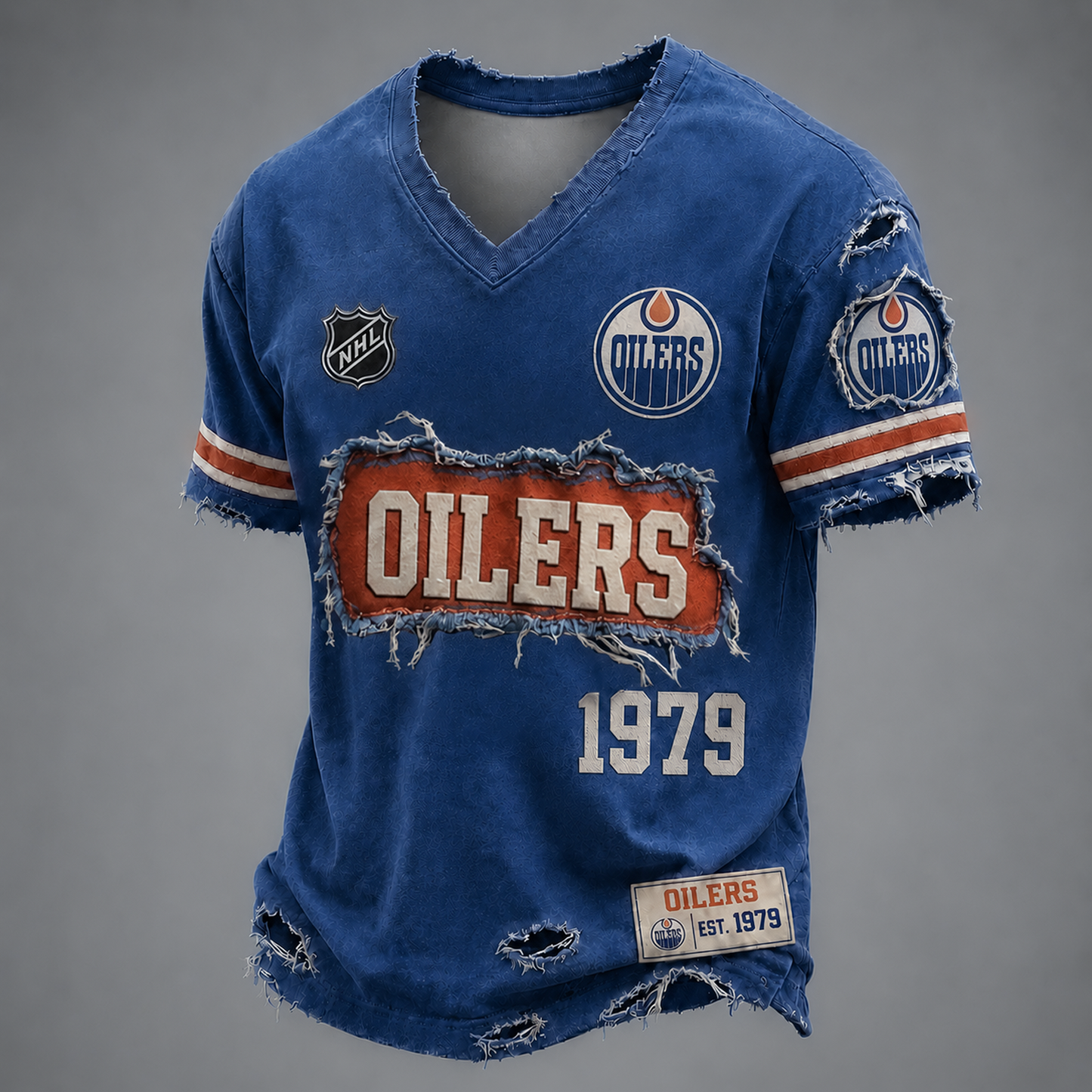 EDM x NHL LUXURY V-Neck T-Shirt 2705 DatND DVT