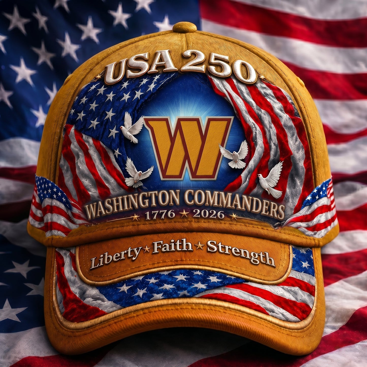 Premium NFL x WC 250 Years Anniversary Of Freedom Cap 220626