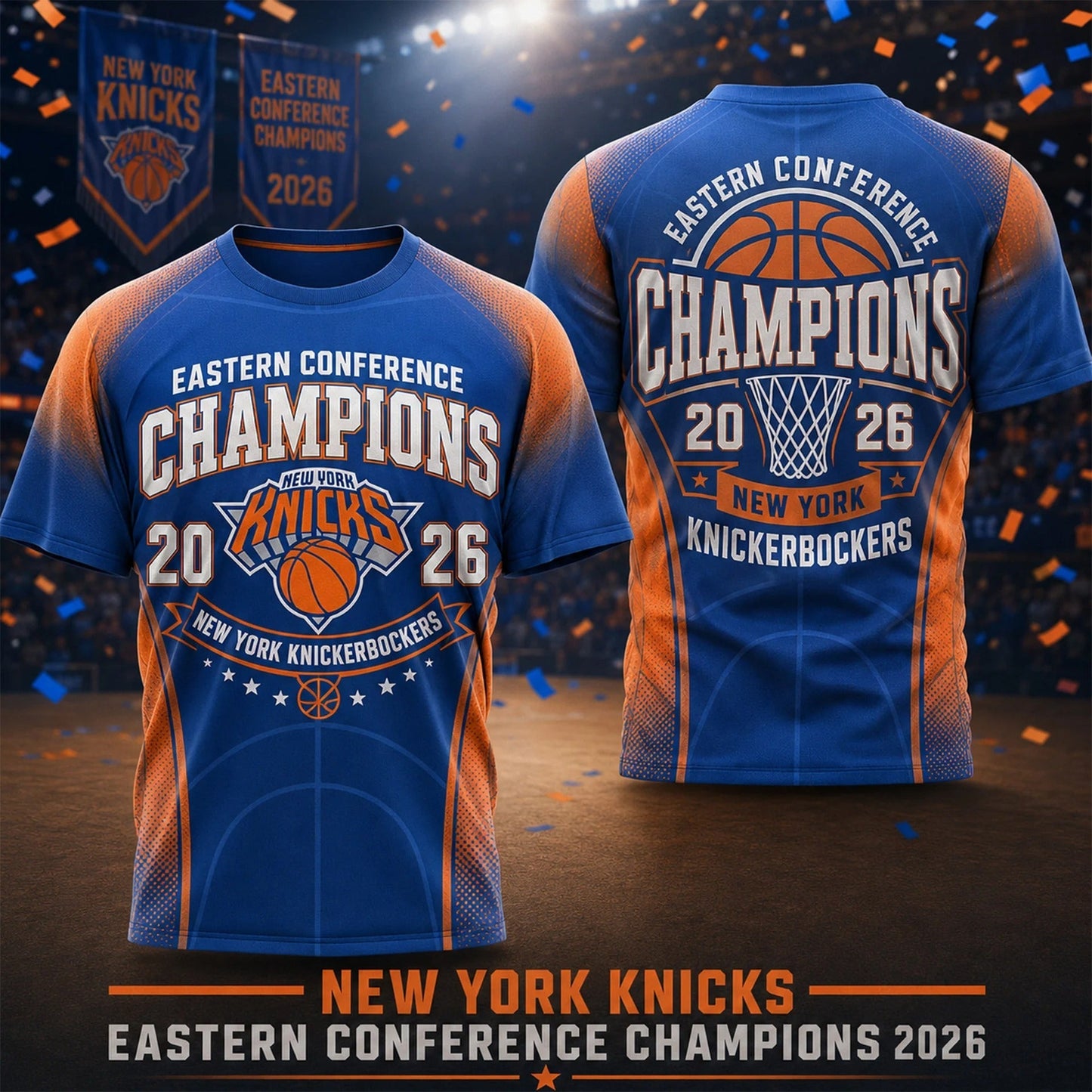 NYK Premium NBA Eastern Conference 2026 V5 3D Shirt DDT 290526 NTL