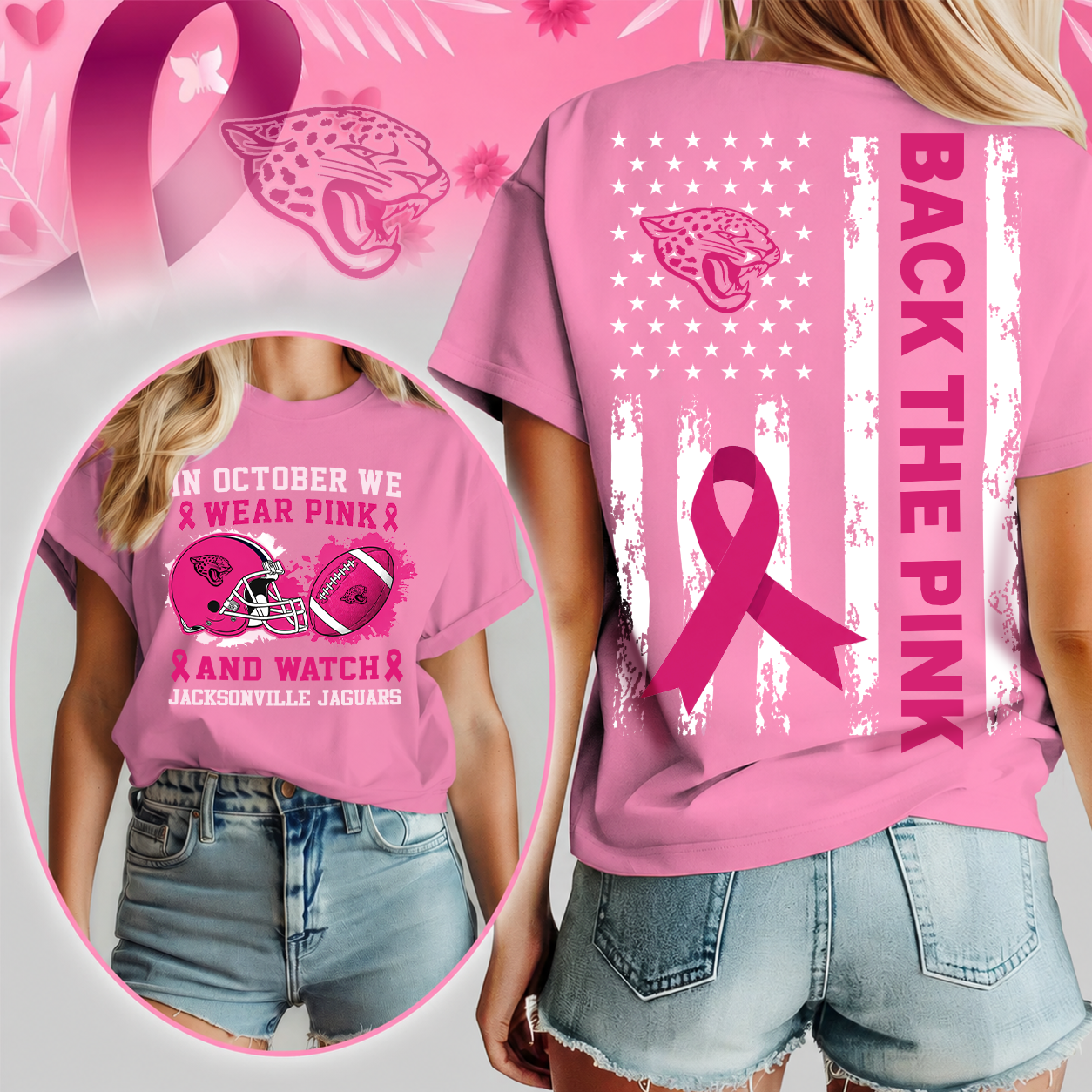 JJ x Pink Out Breast Cancer Shirt