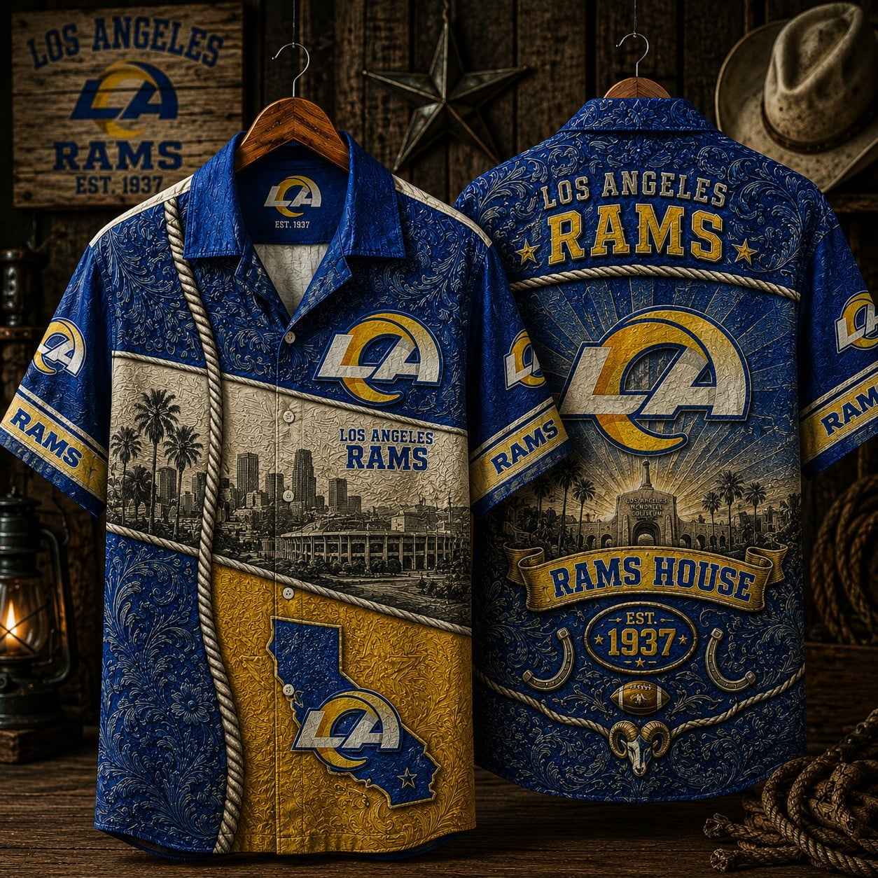 LAR x NFL Hawaiian Shirt 1906