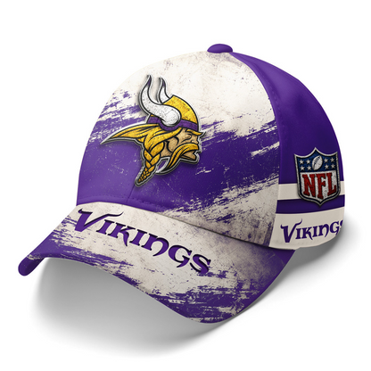 MIN x NFL Grunge Style Team Premium Cap 0207