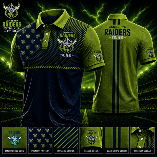 PREMIUM NRL X CR LUXURY GAMEDAY POLO SHIRT LIMITED EDITIONS 240626