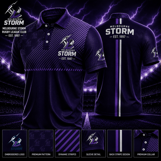 PREMIUM NRL X MS LUXURY GAMEDAY POLO SHIRT LIMITED EDITIONS 240626