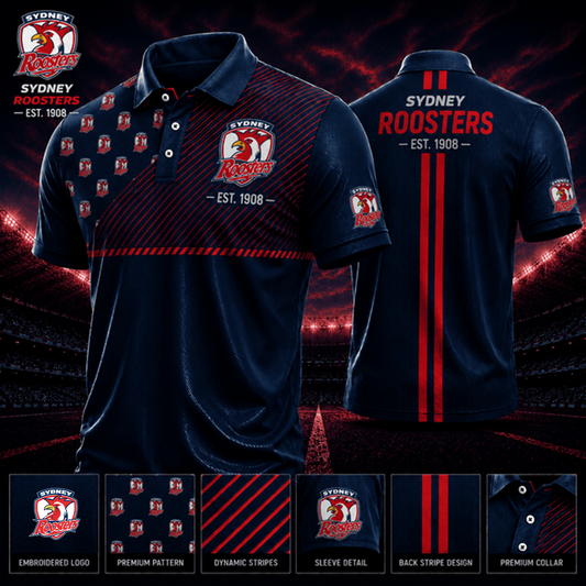 PREMIUM NRL X SR LUXURY GAMEDAY POLO SHIRT LIMITED EDITIONS 240626
