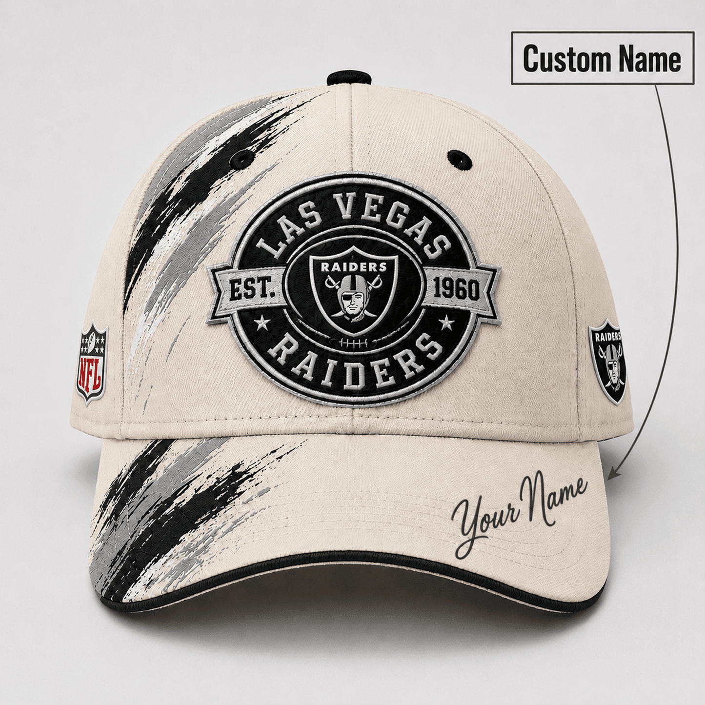 Premium NFL x LVR Custom Name Cap For Football Fans Loving Sporty Style 030726
