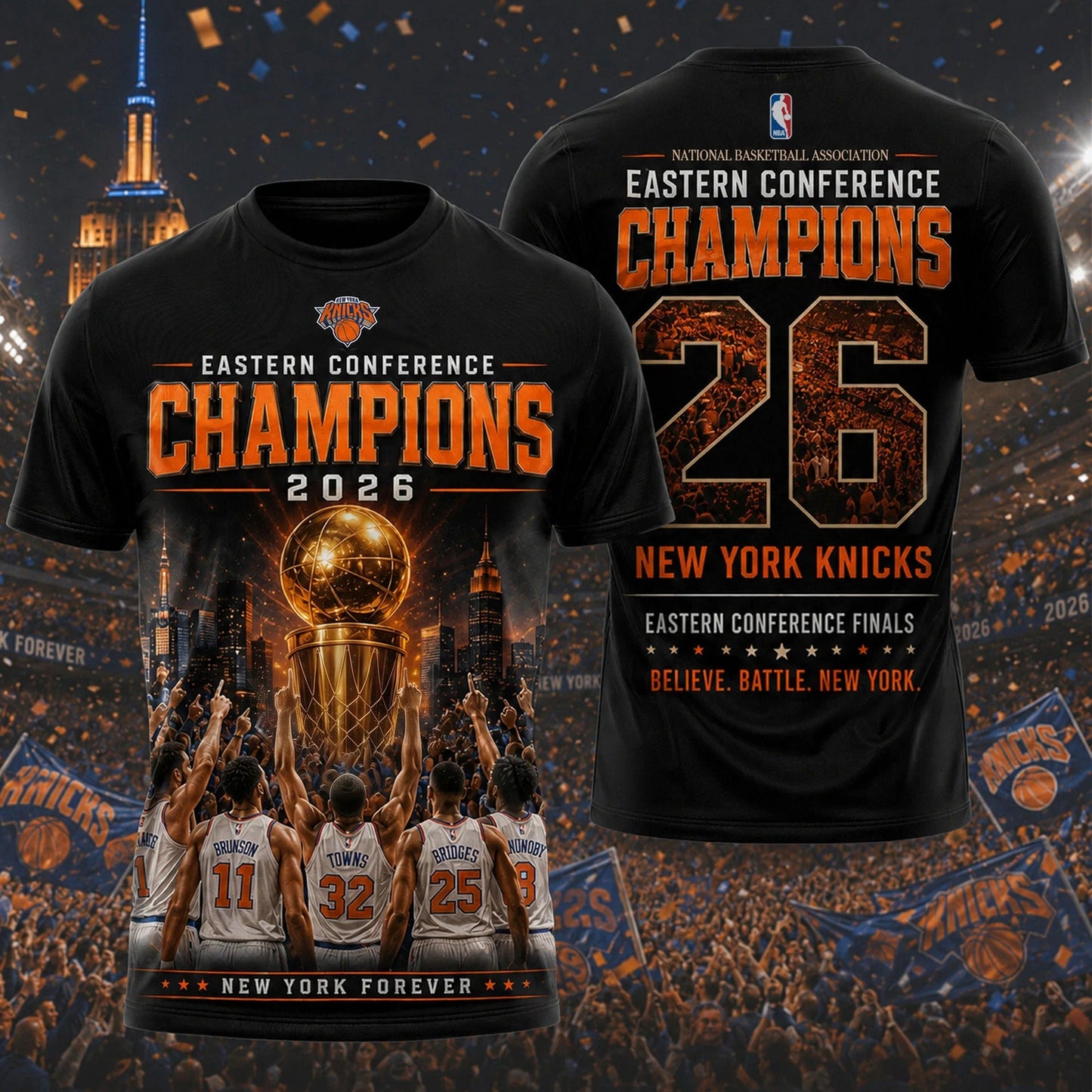 NYK Premium NBA Eastern Conference 2026 V8 3D Shirt DDT 020626 HLPhuong